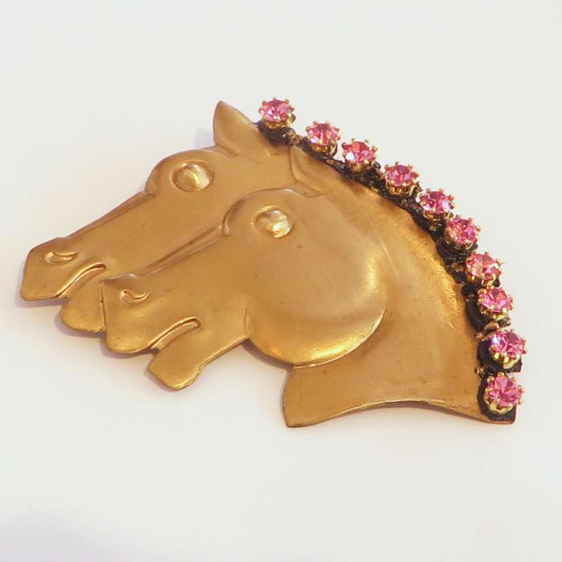 Horses Brooch